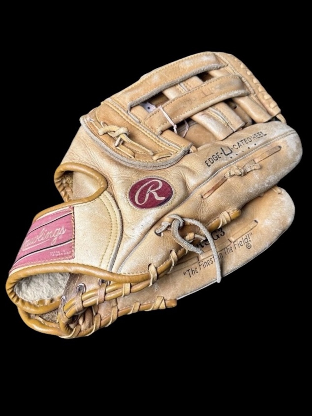 Vintage Rawlings Softball Glove RSG 8 Reggie Jackson Thrower Deep Well Broken In